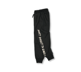072 | Graffiti Collection | Slogan Print Anthracite Jogger